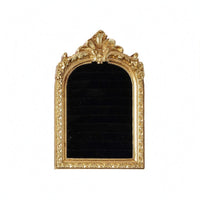 Arched Jewelry Frame Ornate Velvet-Covered Jewelry Stand Ribbed