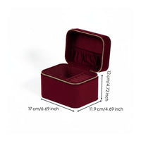 Jade Bangle Case Scratch Protection Velvet Bangle Box Organized Compartments