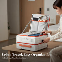 Front-Opening Carry-on Lightweight Hardside Luggage Airline Approved