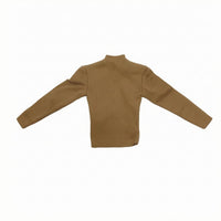 1/6 Scale Long Sleeve Top Snug-Fitting Miniature Pullover Top Soft Cloth Action Figure Pullover