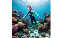 1.5mm Thermal Wetsuit Cold Protection Kids' Full-Piece Wetsuit Single Piece Neoprene Suit 4-Way Stretch for Surfing, Snorkeling