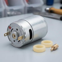 Hair Trimmer Replacement Motor's Metal Terminals Motor Light Gray Housing Repair Part