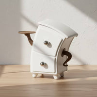 Desktop Organizer Compact Cabinet with Drawers Small Item Storage Cabinet for Bedside Table