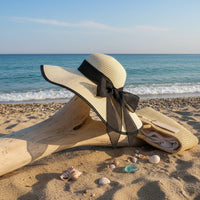 Large Border Beach Hat Protection Headwear Lightweight for Outdoor