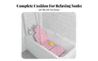 Full Full-Length Bathtub Pad Soft & Comfortable Non-Slip Bathtub Mat Spa Bath Mat Breathable Material Ergonomic Bath Lounger