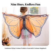 capeed Shawl with view covering Easy to Wear capeed Shawl Set long-finaling for Halloween