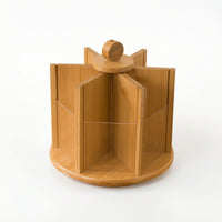 Makeup Organizer with Rotating Base Space-Saving Rack Smooth for Dressing Table