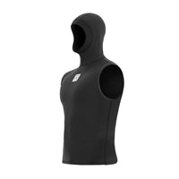 3mm Neoprene Hooded Vest Super Stretch Hooded Diving Wetsuit Vest Close Fit