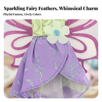 Fairy Doll Dress Magical Doll Dress with Glittery Attachments Fairy Costume for Girls, Kids, Imaginative Play