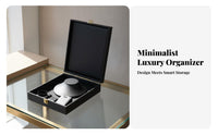 Leather Jewelry Display Case Long-Lasting Jewelry Set Display Box Necklace Storage Case Luxurious Design Luxurious Textile Lined