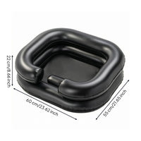 Inflatable Shampoo Basin Rectangular Bedside Shampoo Basin Comfortable Neck Support Portable Hair Washing Sink