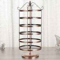6 Tier Rotating Earring Stand Large Capacity Rotating Jewelry Display