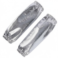 2 Pieces Aluminum Foil Oversleeve Ember Proof Heat Resistant Arm Sleeve
