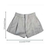 1/6 Scale Figure Shorts High-Waist Design 12 Inch Doll Shorts for Hobbyists
