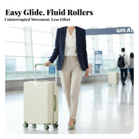 Multi-Function Hardside Luggage 360° rollers Suitcase TSA-Approved Lock