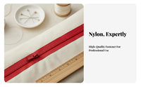 Multi-Purpose Size 3 Closed-End Coil Zipper Versatile Use Slide Fastener Long-Lasting Sewing Supply Wide Color Selection for Tailors, Artisans, Manufacturers, Garment Production, Luggage Maintenance, Home Textiles, Clothing Repair