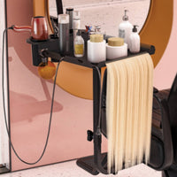 Rotating Hair Tray Movable Barber Chair Tray Easy to Assemble for Barbers