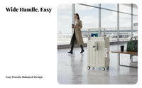 Multifunctional Luggage Lightweight Hardside Carry-on Organized Interior
