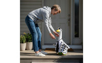 Goose Referee Costume Working Whistle Yard Ornament Black-and-White Stripes