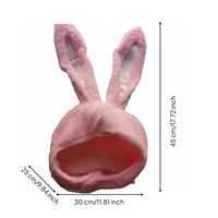 Bunny Ear Hood Photo Prop Rabbit Ear Hood Cute Design for Parties, Girls, Women