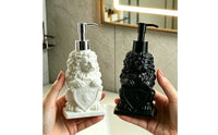 Lion-Shaped Dispenser Guard-Shaped Front Panel Tabletop Dispenser Embossed Mane