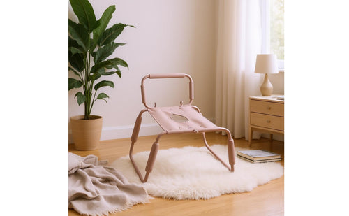 Center Cutout Central Opening Adjustable Hydraulic Saddle Stool Metal Frame Adjustable Saddle Stool Backrest Handle Seat Furniture High Load Capacity