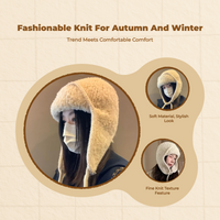 Relaxed Knit Hat for Women Thick Warm Ear Protection Winter
