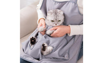 Cat Cuddling Apron Hands-Unrestricted Wearable Cat Pouch Comfortable for Home