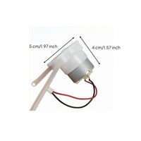 Micro Peristaltic Pump Transparent Tubing DC Peristaltic Pump White Plastic