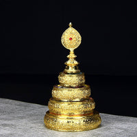 Mandala Offering Plate Stable Base Copper Alloy Mandala Ceremonial Supplies Easy to Clean Religious Supply Versatile Use