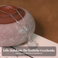 Fu Character Locket Necklace Light Luxury Chinese Fu Character Locket