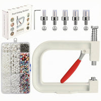 Manual Bead-Setting Machine Interchangeable Tips Beads Rivet Fixing Machine