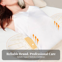 Breathable Waist Support Sleeping Cushion Formaldehyde-Safe Latex Pillow Adjustable Height for Side Sleepers, Seniors, Bed, Home, Car