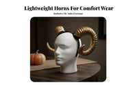 Devil Protrusion Headband Dimensional Antlers Devil Protrusion Hairband Cosplay Headwear Photo Prop Branch Headband Universal