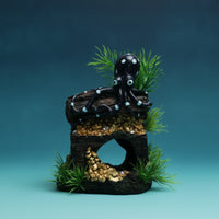 Resin Aquarium Decoration Weathered Aquatic Tank Ornament Detailed