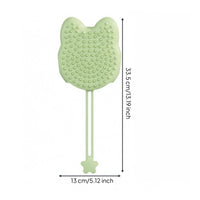 Double-Sided Grooming Glove Fine Comb Teeth Silicone Grooming Glove