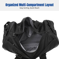 Large Capacity Travel Duffel, Ice Winter Sports Storage Bag, Unisex for Skiing, Skating, Camping, Overnight, Short Trips