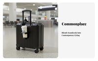 Combination Lock Wheel Trolley Case Airline Approved Small Hardshell Lightweight Carry-on Bag Adjustable Handle for Travelers, Business Professionals, Students, Weekend Getaway, Short Vacations