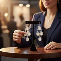 Earring Display Stand Black Earring Display Holder Simple