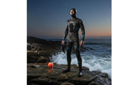 Heat Retention Split Wetsuit Flexible Thermal Wetsuit Stretchy Fit Thermal Diving Suit Breathable Cell Lining for Professionals, Freediving, Snorkeling, Surfing