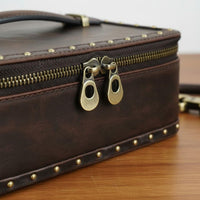 Vintage Leather Jewelry Box Soft Inner Lining Watch Jewelry Box for Gift Giving