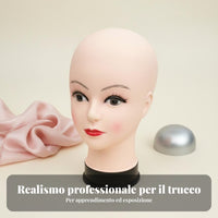 Hairpiece Display Head Lightweight Female Mannequin Head Sturdy for Salon