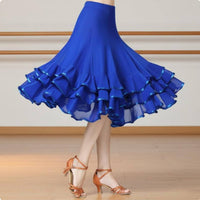 360 Degree Dance Skirt Elastic Waistband Dancewear for Performers