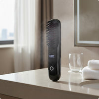 Cordless Straightening Brush Lightweight Mini Hair Straightener Comb LCD Screen