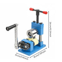 Bracelet Rolling Machine Stable Base Bracelet Bending Machine Labor-Effortless Hand Crank Jewelry for DIY Crafters