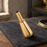 Brass Trumpet Mouthpiece Polished Shaped Trumpet Mouthpiece Compact