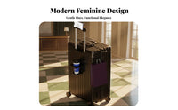 Combination Lock Front-Accessing Luggage Sturdy Hard Shell Front-Accessing Suitcase Airline Approved Trolley Case Wet and Dry Separation for Vacatisinglers, Business Professionals, Airports, Vacation, Vacations, Weekend Getaways