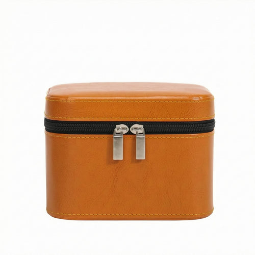 Zip-Around Bracelet Box Compact Hard Shell Bracelet Case Sturdy Construction