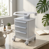 Beauty Trolley Wheeled Cabinet with Drawers 3-Drawer for Salons, Treatment Rooms