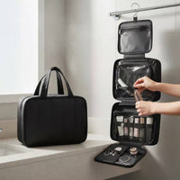 Foldable Hanging Toiletry Bag Water-Resistant Hanging Toiletry Bag Easy to Clean